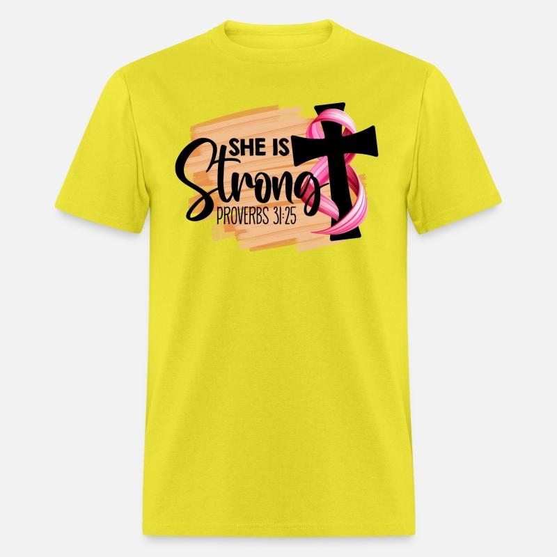 Breast cancer. She is Strong proverbs 31 25