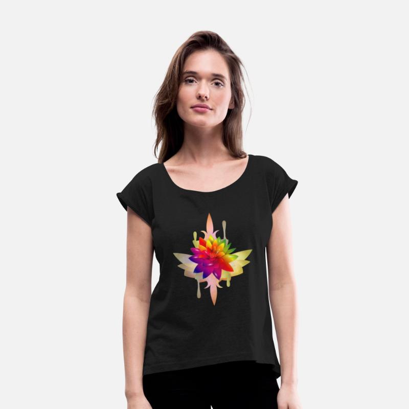 bright colorful fantasy lotus blossom