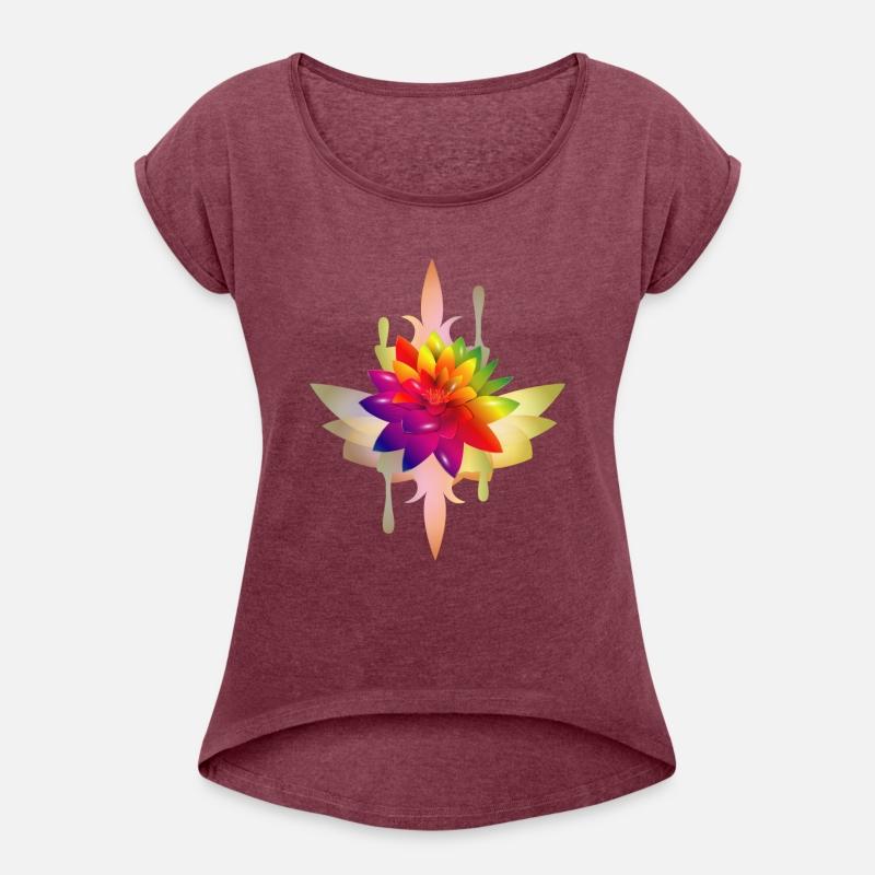 bright colorful fantasy lotus blossom