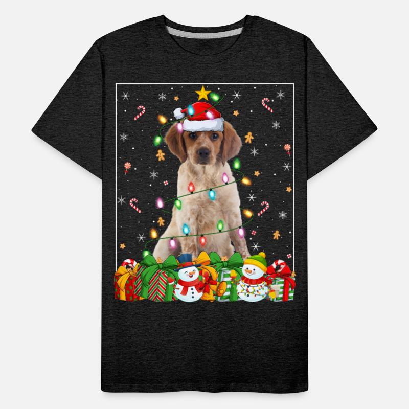 Brittany Spaniel Dog Christmas Lights