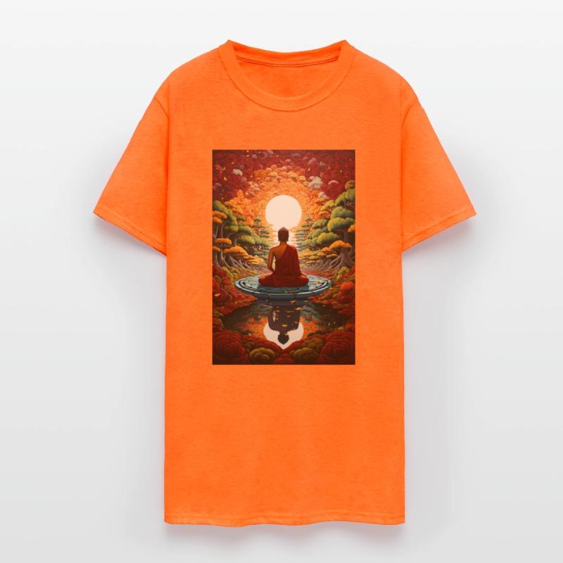 Buddha Serenity: Zen Garden Sunset