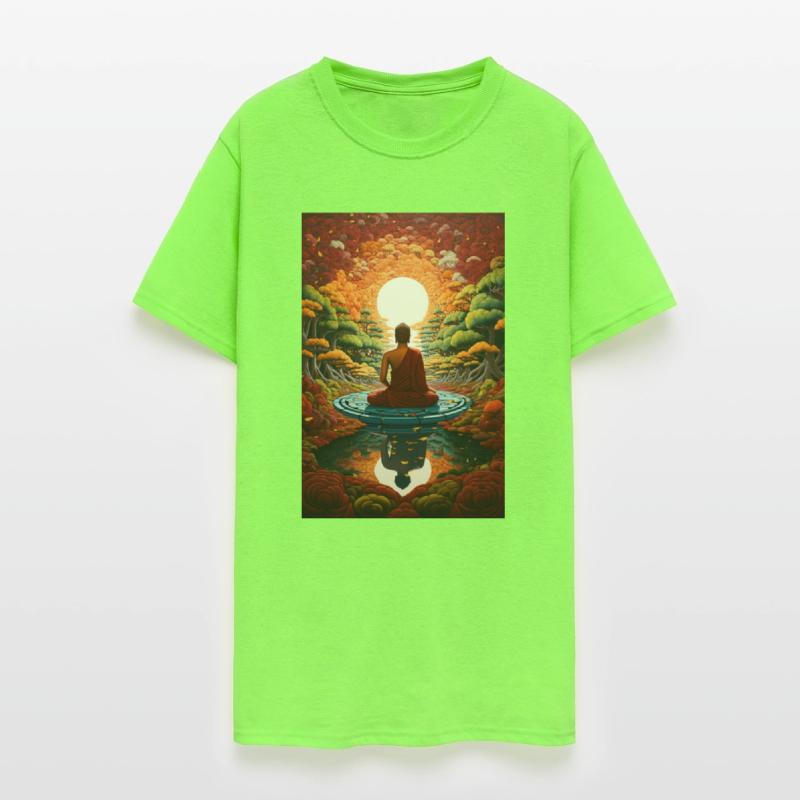 Buddha Serenity: Zen Garden Sunset