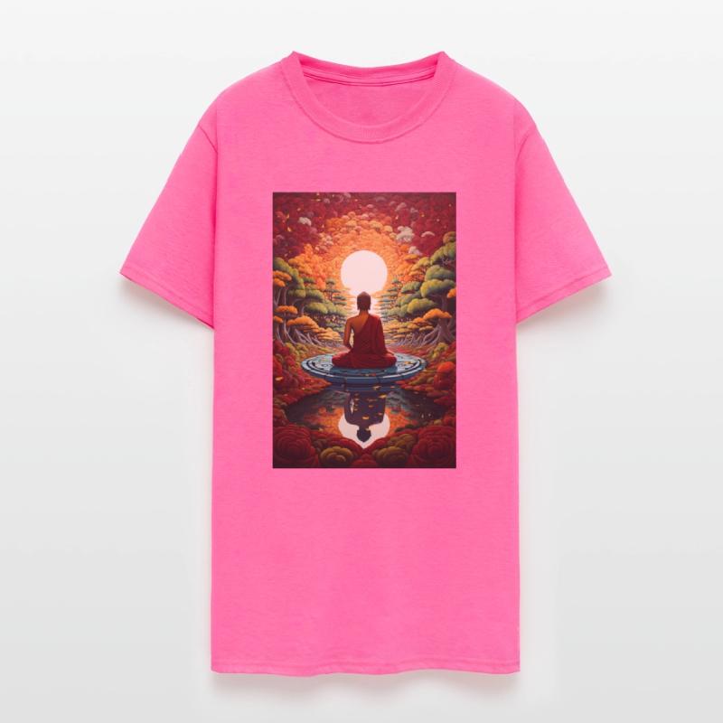 Buddha Serenity: Zen Garden Sunset