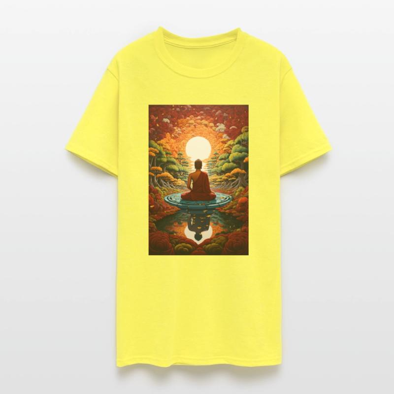 Buddha Serenity: Zen Garden Sunset