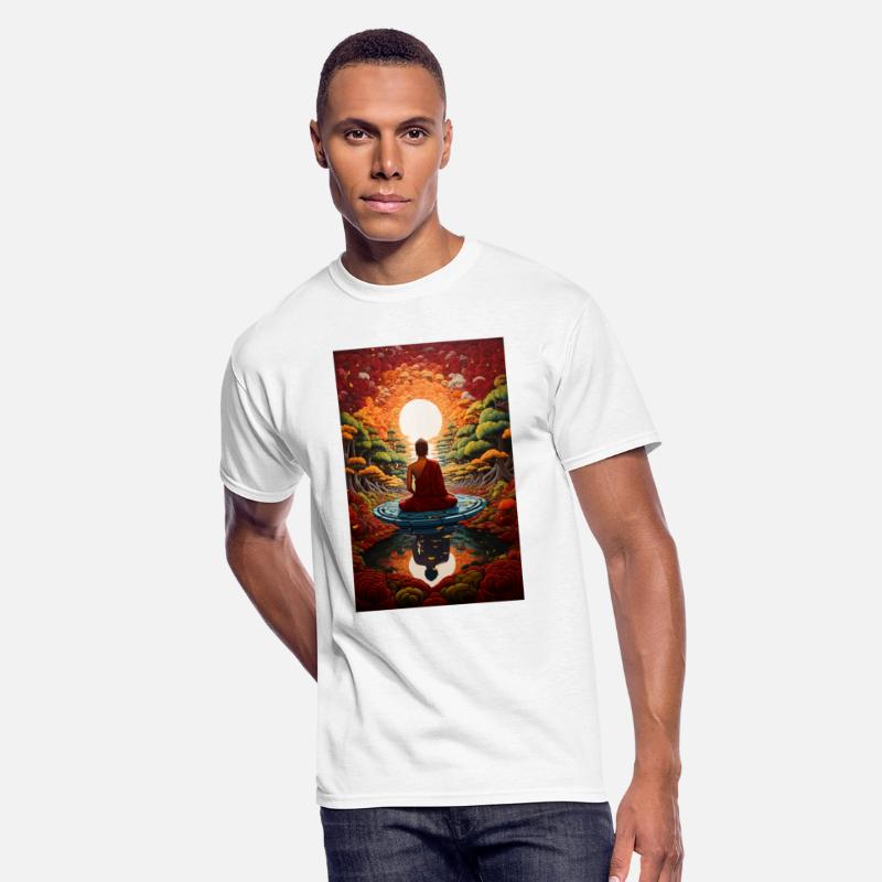 Buddha Serenity: Zen Garden Sunset