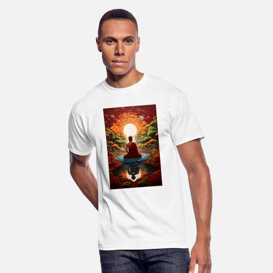 Buddha Serenity: Zen Garden Sunset