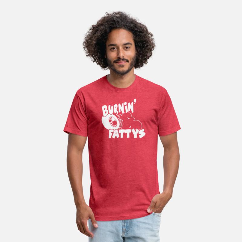 Burnin' Fattys White Print