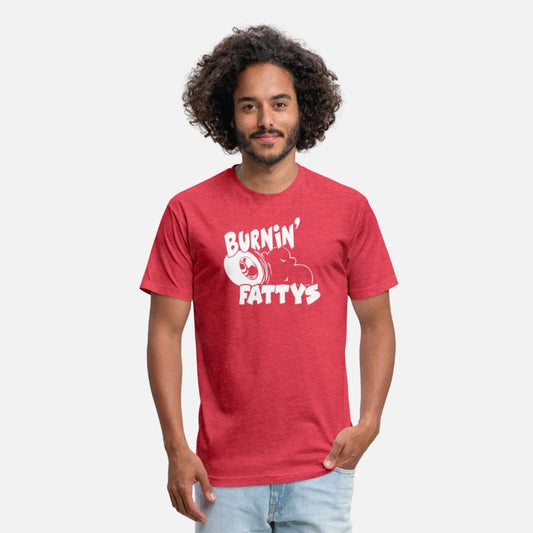Burnin' Fattys White Print