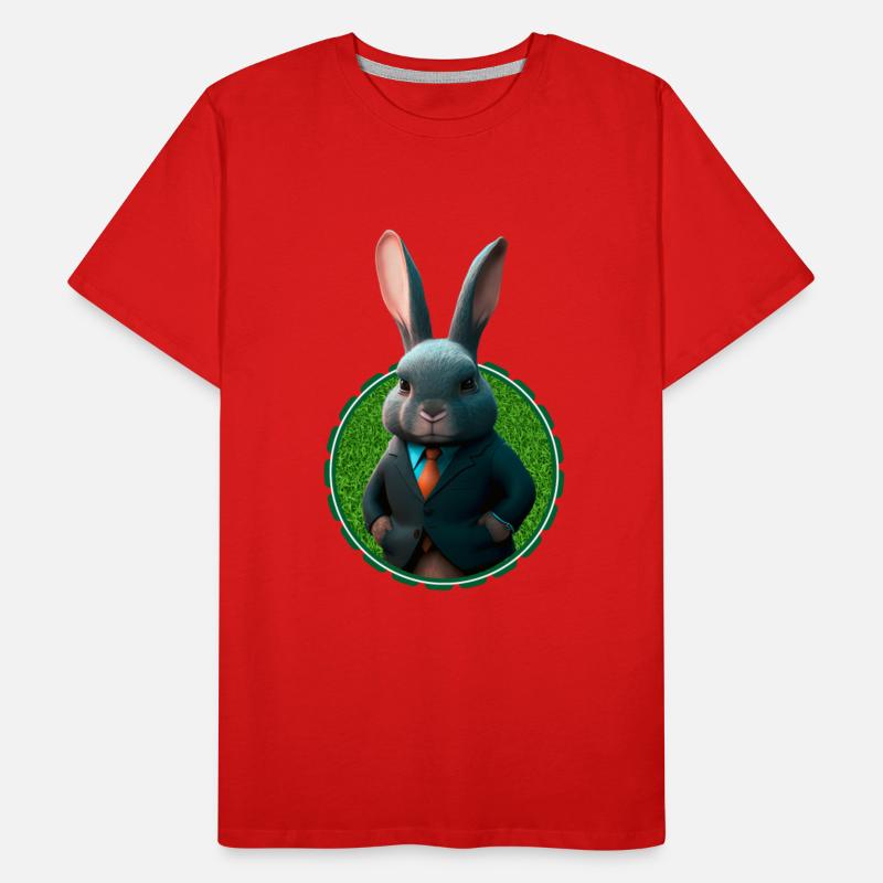 Business bunny in suit business