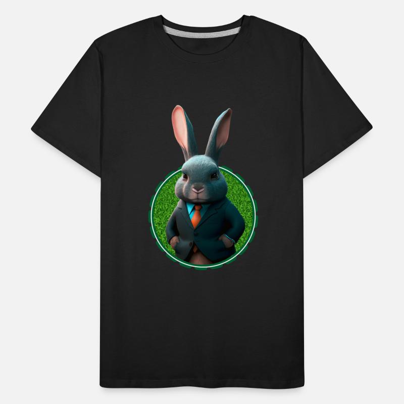 Business bunny in suit business