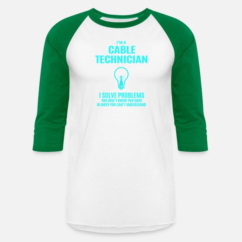 Cable Technician T Shirt - I Solve Problems Gift I