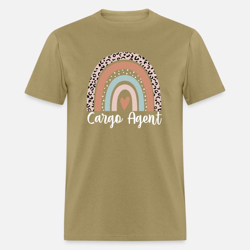 Cargo Agent Rainbow Leopard Funny Cargo Agent