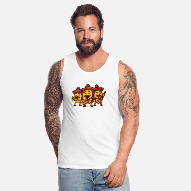 Cartoon Taco Mariachi Band