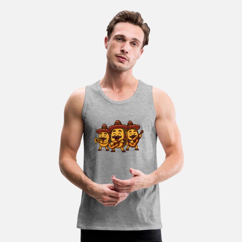 Cartoon Taco Mariachi Band