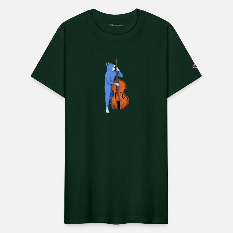 CAT PLAYING A DOUBLE BASS – BAD ASS BASS CAT