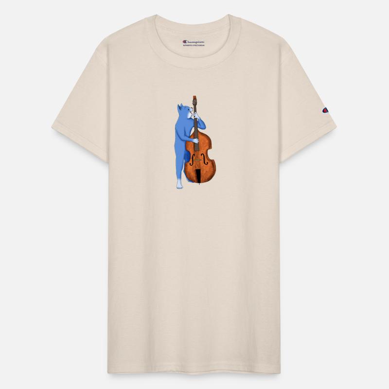 CAT PLAYING A DOUBLE BASS – BAD ASS BASS CAT