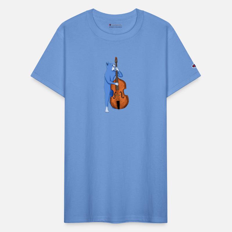 CAT PLAYING A DOUBLE BASS – BAD ASS BASS CAT