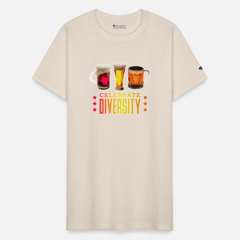 Celebrate Diversity Craft Beer Drinking T-Shirt