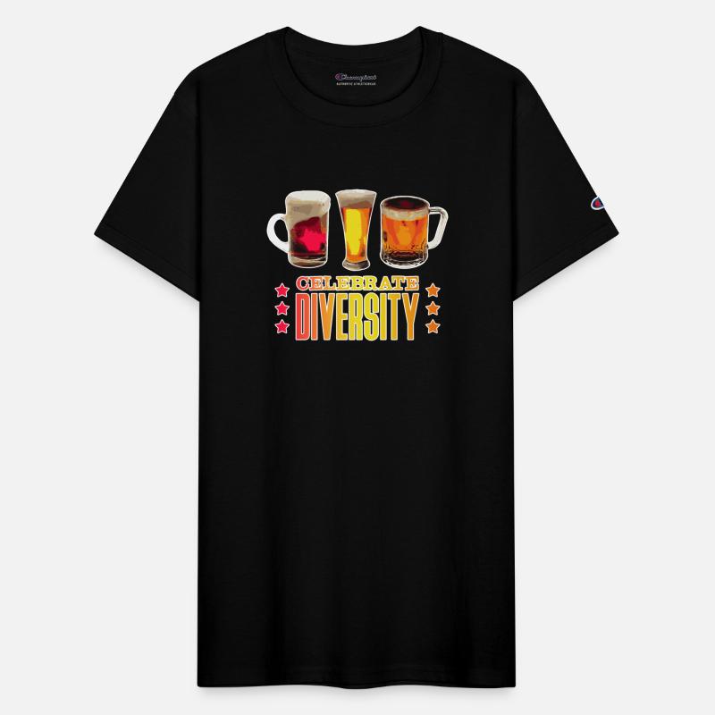 Celebrate Diversity Craft Beer Drinking T-Shirt