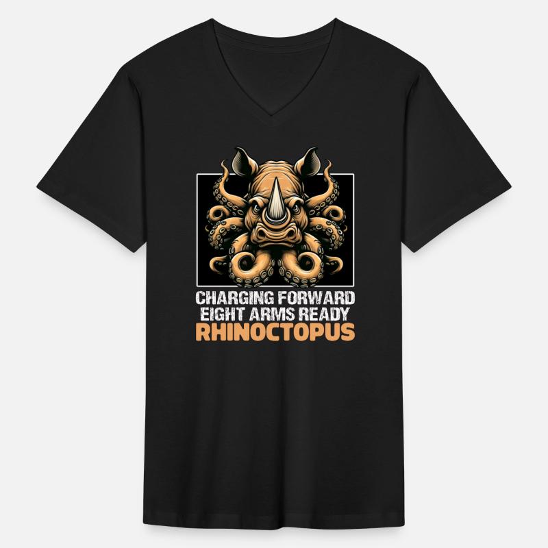 CHARGING FORWARD EIGHT ARMS READY -RHINO & OCTOPUS