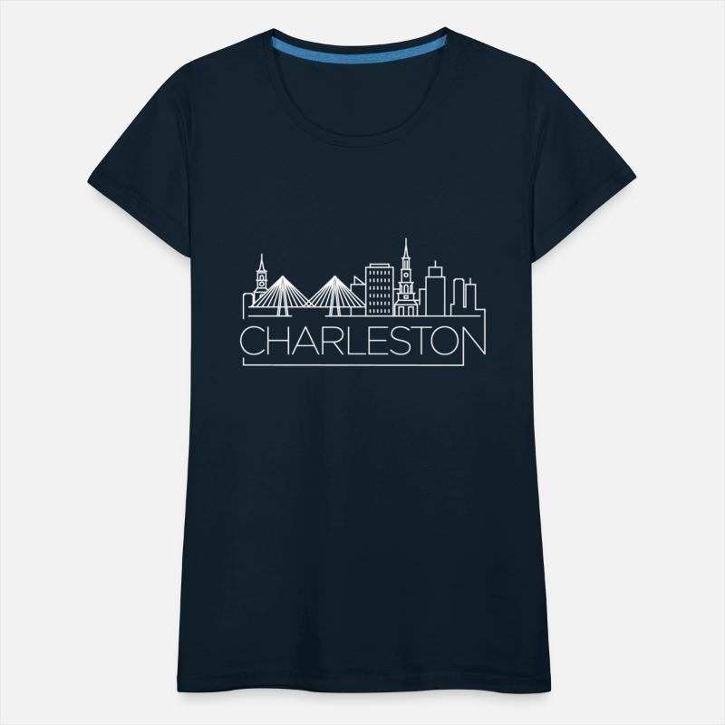 Charleston South Carolina City Skyline For And
