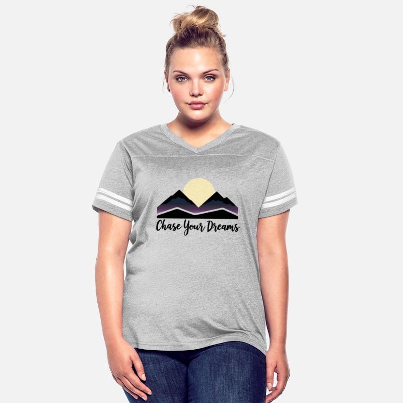 Chase Your Dreams Minimalist Mountain Landscape