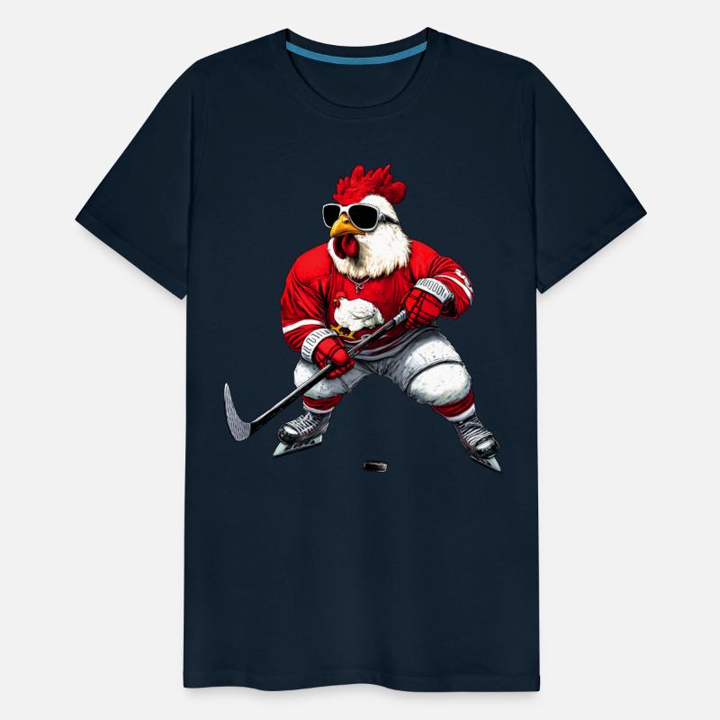 Chicken ice hockey