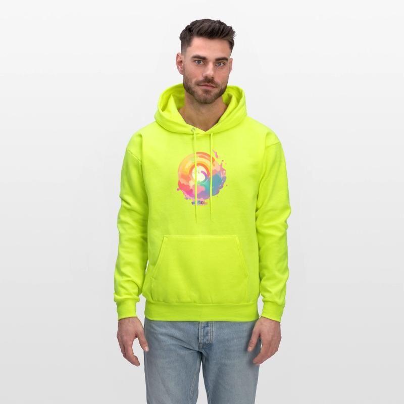 Circular Rainbow Colours painting