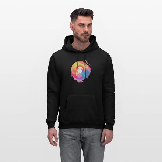 Circular Rainbow Colours painting