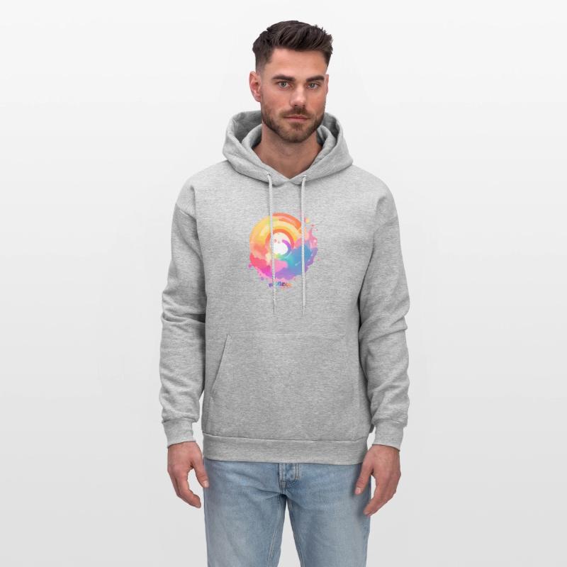 Circular Rainbow Colours painting