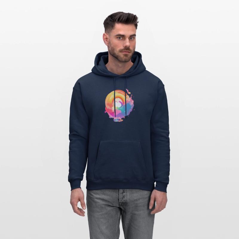 Circular Rainbow Colours painting