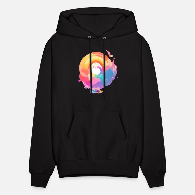 Circular Rainbow Colours painting