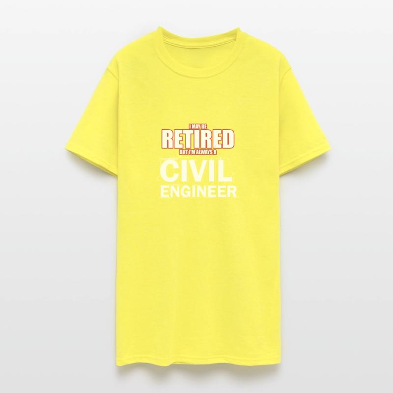 Civil Engineer Shirt Retired Construction Builder