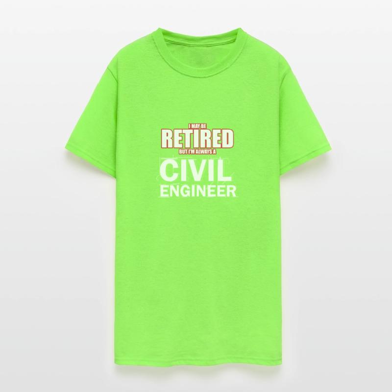 Civil Engineer Shirt Retired Construction Builder