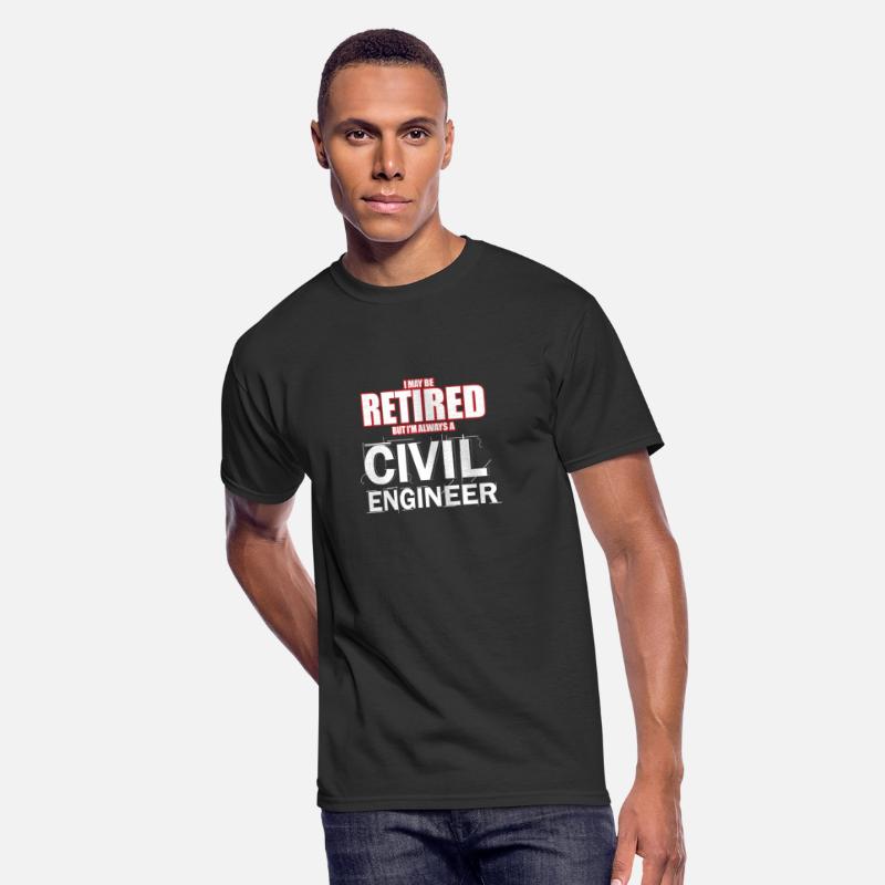 Civil Engineer Shirt Retired Construction Builder