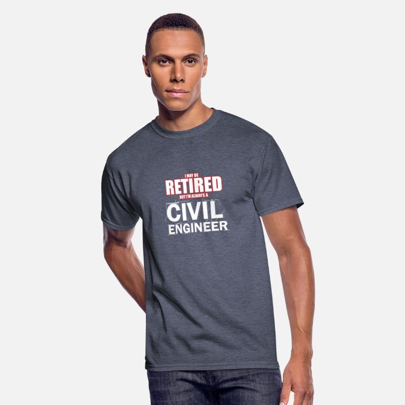 Civil Engineer Shirt Retired Construction Builder