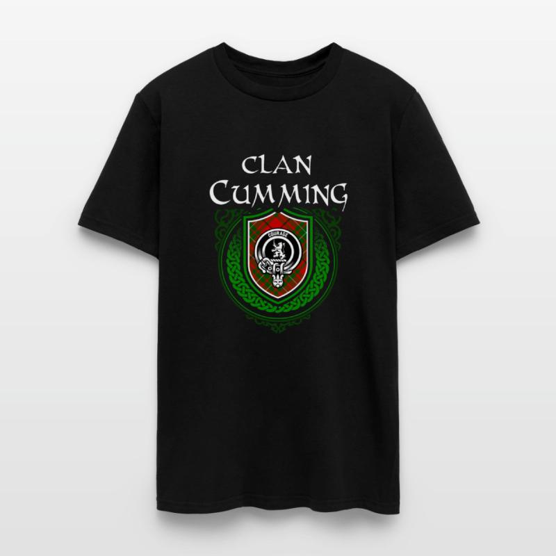 Clan Cumming Scottish Crest Badge and Tartan