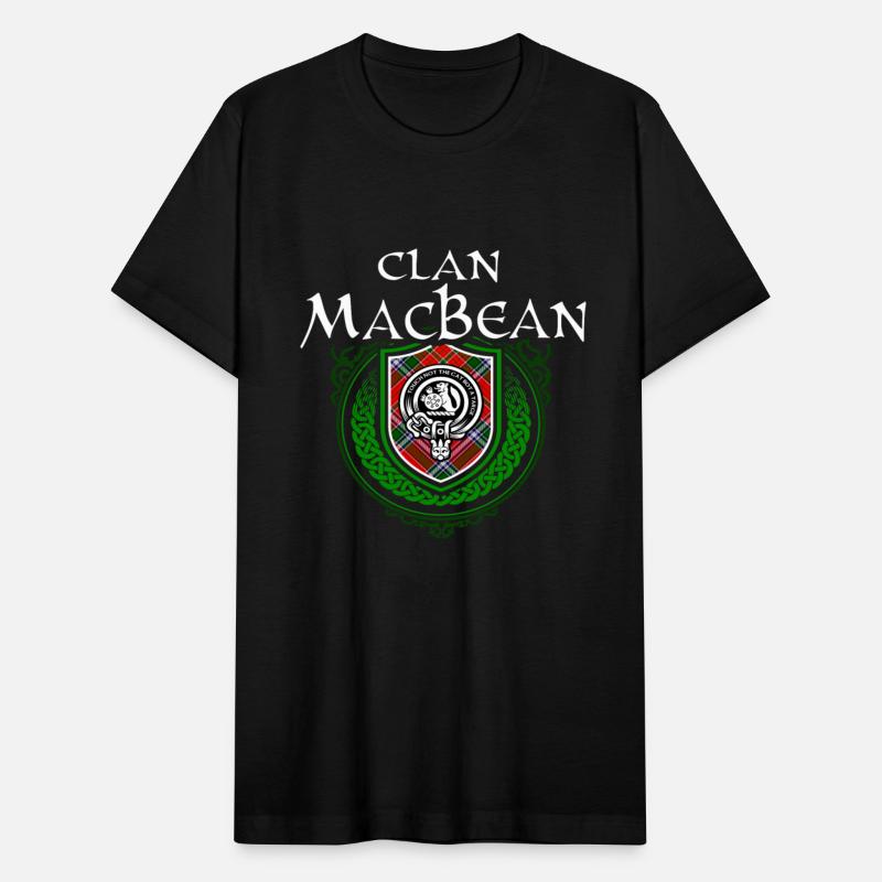 Clan MacBean Scottish Crest Badge and Tartan