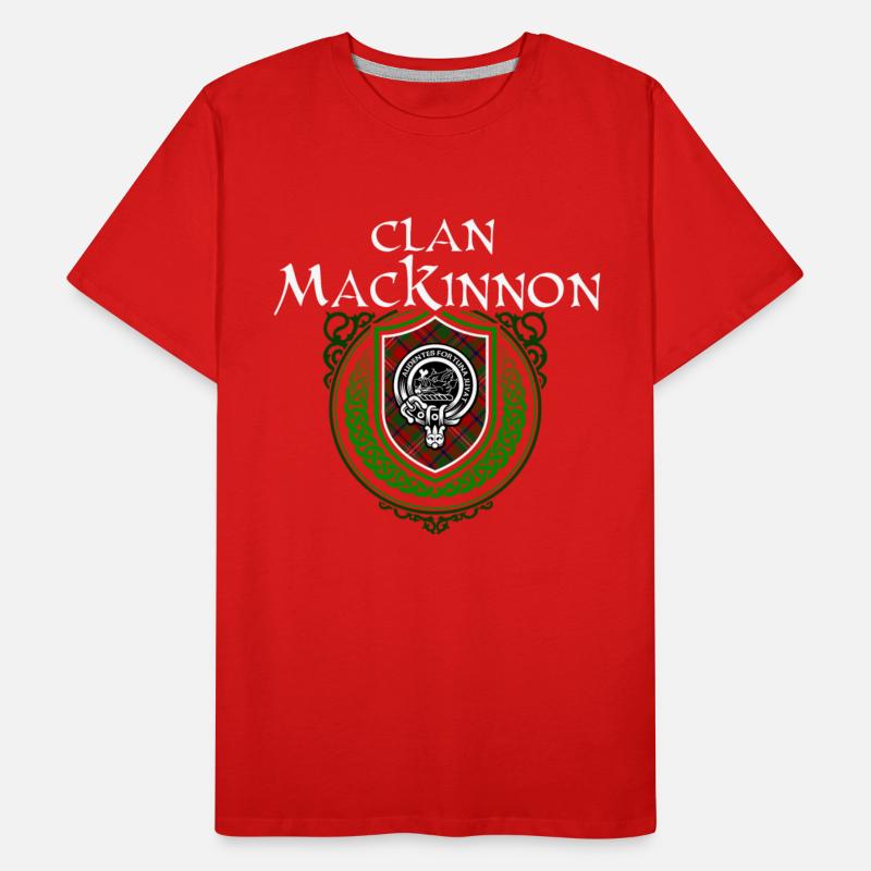 Clan MacKinnon Scottish Crest Badge and Tartan