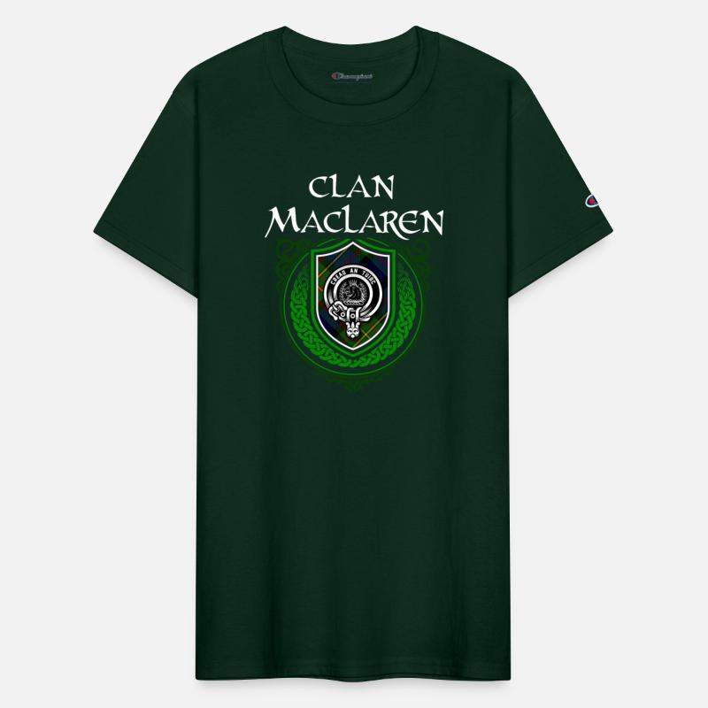 Clan MacLaren Scottish Crest Badge and Tartan