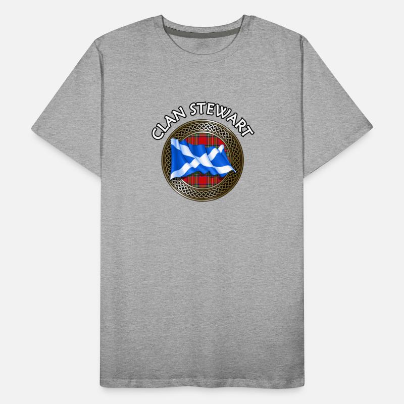 Clan Stewart | Stuart Tartan Knot & Flag