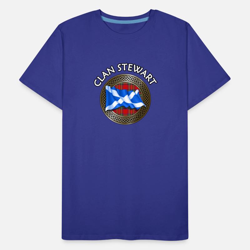 Clan Stewart | Stuart Tartan Knot & Flag