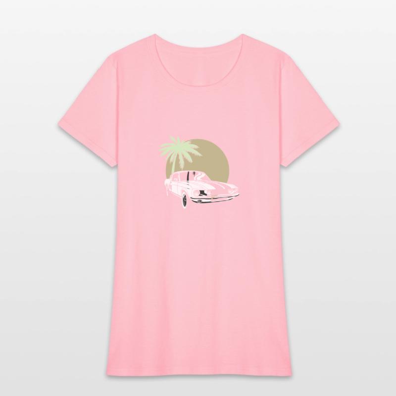 Classic Car in beach