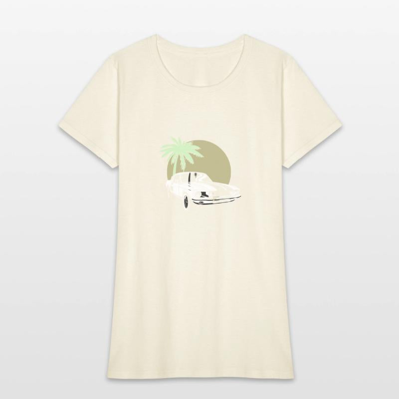 Classic Car in beach