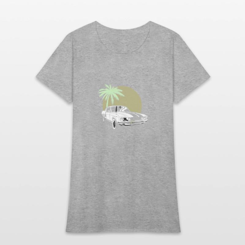 Classic Car in beach