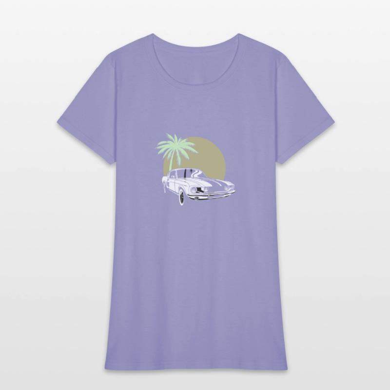 Classic Car in beach