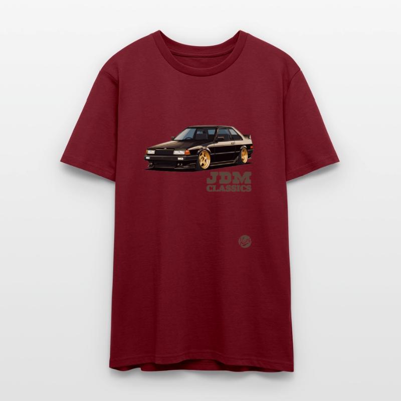 Classic JDM Coupe with Gold Wheels