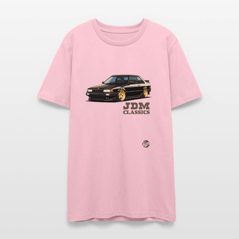 Classic JDM Coupe with Gold Wheels