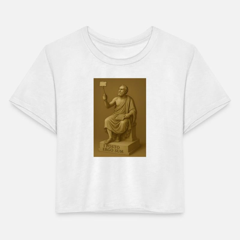 Classical Philosopher Selfie Sculpture