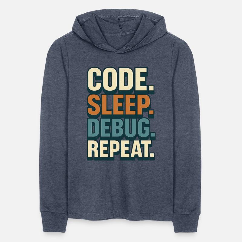 Code. Sleep. Debug. Repeat. - Funny Programmer T-S
